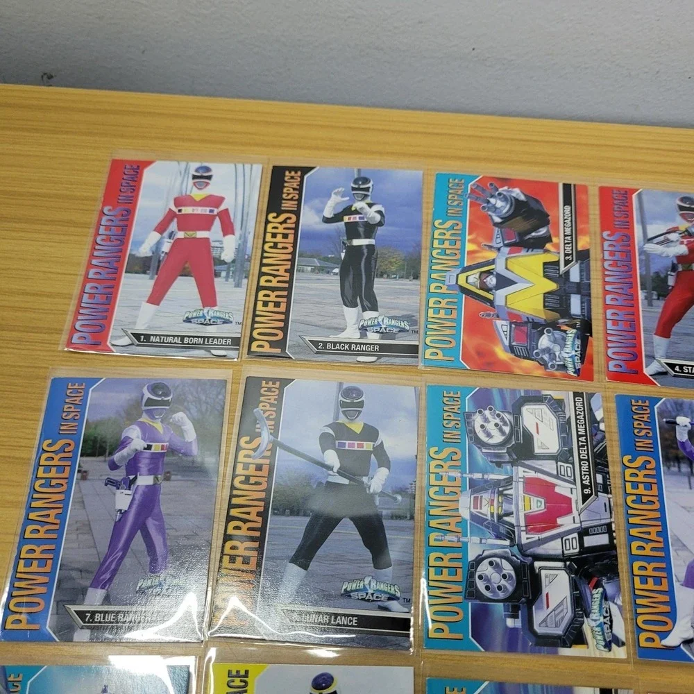 Vintage Power Rangers In Space Card Lot 1997 Bandai Bundle Lot of 16 Cards
